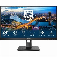 61cm/24″ (2560x1440) Philips B Line 245B1 16:9 QHD IPS 4ms 75Hz HDMI DVI DP Speaker Pivot Black