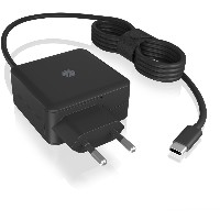 ICY BOX IB-PS101-PD Universal Notebook Netzteil USB-C 65W 1.5m Kabel