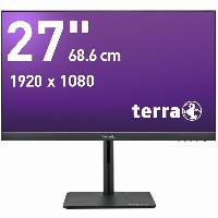 68,6cm/27″ (1920x1080) Terra 2727W HA V2 16:9 FHD VA 5ms HDMI DP Black
