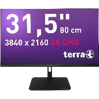 80cm/31,5″ (3840x2160) Terra 3295W PV 4k IPS 5ms HDMI DP RJ45 USB-C Speaker Black