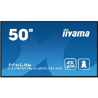127cm/50″ (3840x2160) iiyama ProLite LH5065UHSB-B1AG 16:9 4K UHD VA Touch 9,5ms 60Hz 24/7 2xHDMI DP LAN WIFI Speaker Black