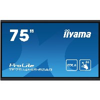 189,3cm/75″ (3840x2160) iiyama ProLite TE7514MIS-B2AG 16:9 4K UHD VA Touch 8ms 60Hz 24/7 4xHDMI DP USB-C LAN WIFI Speaker Black