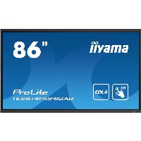 218cm/86″ (3840x2160) iiyama ProLite TE8614MIS-B2AG 16:9 4K UHD VA Touch 6,5ms 60Hz 24/7 4xHDMI DP USB-C LAN WIFI Speaker Black