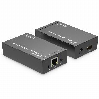 DIGITUS HDMI IP Extender Set HDMI 120m Full HD schwarz