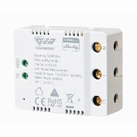 Shelly Plug & Play ″PbS Ogemray Smart Relay 25A″ Großgeräte Relais max 25A Messfunktion WLAN Lan BT