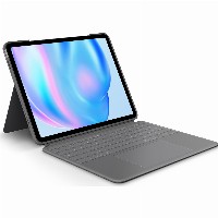 Logitech Combo Touch Tastatur Trackpad Apple iPad Air 13 Oxford Gray