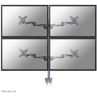 Neomounts Tischhalterung für vier Flachbildschirme bis 27″ (69 cm) 6KG FPMA-D935D4