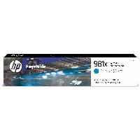 HP 981X original High Yield Cyan PageWide Cartridge L0R09A