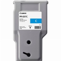 Canon Tinte PFI-207C Tinte cyan Standardkapazitt 300ml 1er-Pack