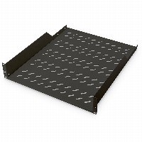 Digitus Fachboden 19″ 2HE 88x482x549mm Festeinbau, bis 25kg, Farbe Schwarz (RAL 9005)