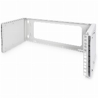 DIGITUS Wandhalterung Patch-Halter 19″ 4HE grau