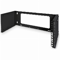 DIGITUS Wandhalterung Patch-Halter 19″ 4HE schwarz