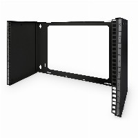 DIGITUS Wandhalterung Patch-Halter 19″ 8HE schwarz