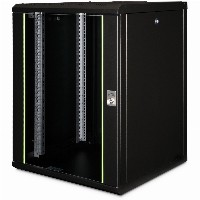 Digitus Wandgehäuse 19″ 16HE 820x600x600mm, Farbe Schwarz (RAL 9005)