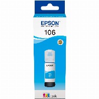Epson Tinte 1LB 106 EcoTank Cyan ink bottle