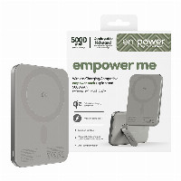 PanzerGlass empowerâ„¢ by ® empowerâ„¢ Bank w. Spin Stand | 5000mAh | Titanium