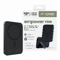 PanzerGlass empowerâ„¢ by ® empowerâ„¢ Bank w. Spin Stand | 5000mAh | Space Black