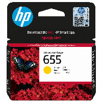 HP 655 Yellow Original Ink Advantage Cartridge ink cartridge