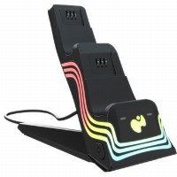 PDP Ladestation Dual Afterglow Wave schwarz für XBOX SeriesX