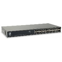 Switch 26x GE GEP-2651 2xGSFP 19″ 185W 24xPoE+