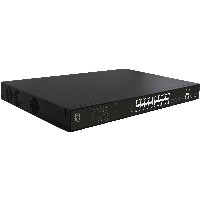 Switch 16x GE GEP-2021 2xGE 2xGSFP 19″ 270W 16xPoE+