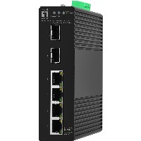 Switch 6x GE IGS-2106 2xSFP. 4xRJ45 schwarz