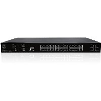 Switch 28xPort GEP-2861 4xGSFP 19″ 390W 24xPoE+