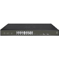 Switch 16x GE GES-2118P 2xGSFP 19″ 230W 16xPoE+
