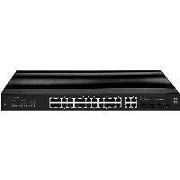 Switch 28x GE IGS-2128 4xSFP. 24xRJ45 Ports sw