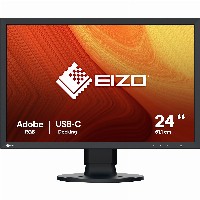 EIZO 61.1cm (24.1″) CS2400R 16:10 HDMI+DP+USB-C IPS black retail
