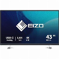 EIZO 108cm (42.5″) EV4340X-BK 16:09 4K 2xHDMI+DP+USB-C IPS