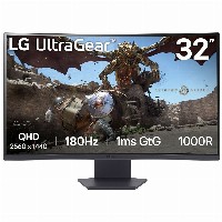 LG 32″ 32GS60QX-B UltraGear WQHD Curved HDMI DP 2560x1440