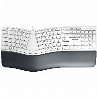 CHERRY KC 4500 ERGO Corded DE-Layout weiß-grau