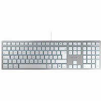 CHERRY TAS KC 6000 C FOR MAC Corded DE-Layout silver/white