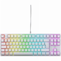 CHERRY XTRFY K4V2 TKL keyboard. white