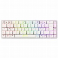 Sharkoon Gaming Tastatur PureWriter W65 weiß-braun DE