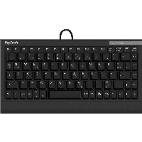 KeySonic ACK-595C+ (US) Mini SoftSkin PS/2-USB black