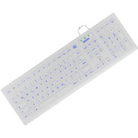 KeySonic -8031INEL-WH (DE) Industrietastatur weiß