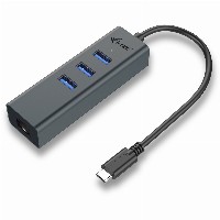 D I-TEC USB-C 3-PORT HUB + GLAN