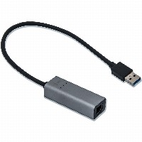D I-TEC USB 3.0 Metal Gigabit Ethernet Adapter 1x USB 3.0 auf RJ-45 LED-Anzeige fuer Notebook Tablet PC Windows Mac Linux Android