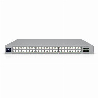 Ubiquiti Switch UniFi 16x2.5G RJ45/32x10G RJ45/4xSFP28 Managed PoE+++ 2150W 19″ Rack-Mountable. 1.3″ Touchscreen