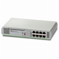 ALLIED 8 port 10/100/1000TX unmanaged switch with external power supply EU Power Adapter
