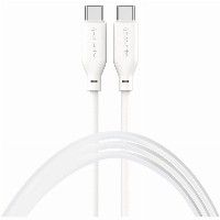 4smarts USB-C / USB-C Silikon-Kabel High Flex 60W 1.5m Wei