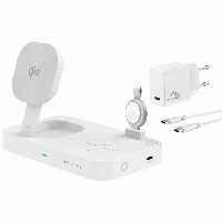 4smarts Qi2 Ladestation Trident mit MFi Fast Charger. wei