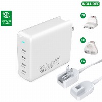 4smarts Ladegert GaN Flex Pro 200W 4 USB-C. wei