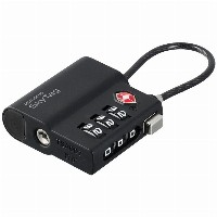 4smarts Standort-Finder SkyTag TSA Lock schwarz