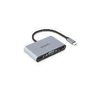 D Dicota USB-C Portable 5-in1 Docking Station 4K HDMI/DP PD