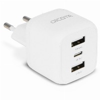 D Dicota 3-Port GaN Wall Charger (32W) EU black