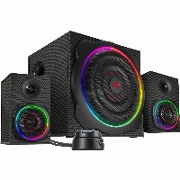 Speedlink Lautsprecher GRAVITY CARBON RGB. 2.1 System. sw retail