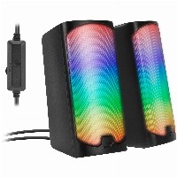 Speedlink Lautsprecher TONOS RGB. Stereo. schwarz retail